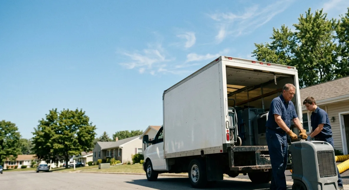 Water Damage Cleanup in Saint Joseph, IL near me